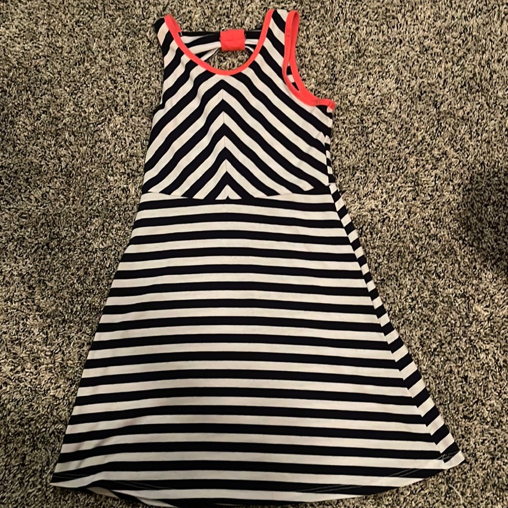 Girls halter dress with back detail